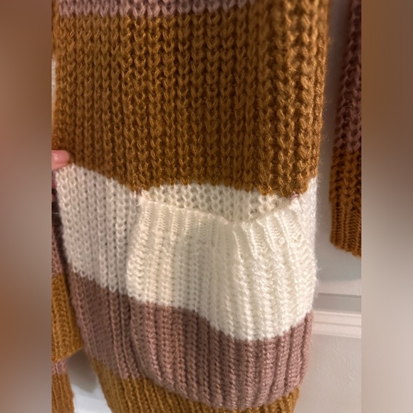 Dreamers long cardigan colorful. - Picture 4 of 6